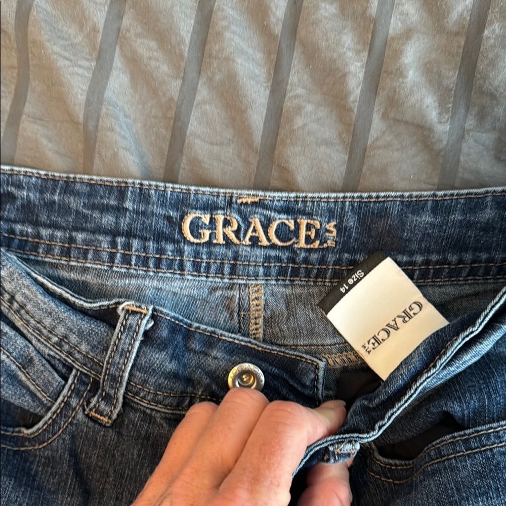 Grace Blue Skinny Jeans Classic Style